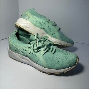 ASICS Mint Green Gel-Kayano Knit Trainer, size 9.5 women’s